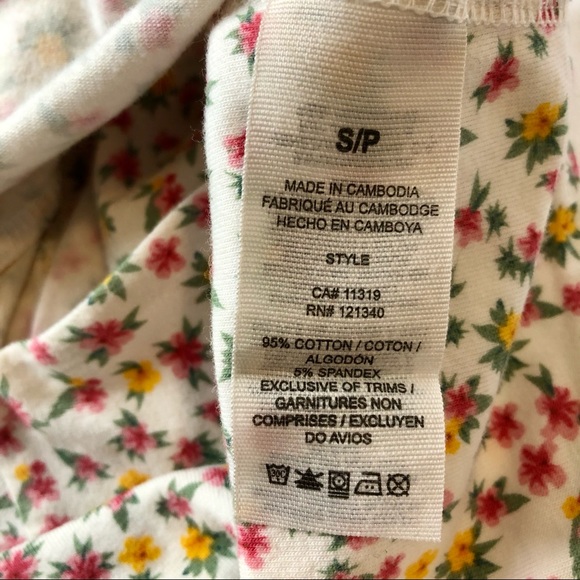 Floral Crop Top - Picture 5 of 5